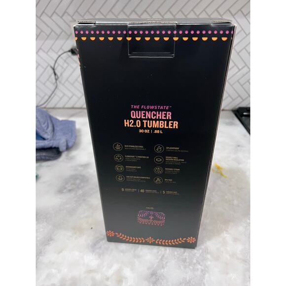 Stanley Quencher H2.0 30oz Midnight Catrina Día de Muertos Tumbler NIB Limited - Picture 6 of 11